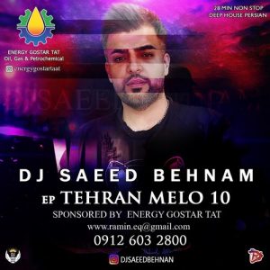 دانلود آهنگ دیجی سعید بهنام به نام تهران ملو ۱۰
